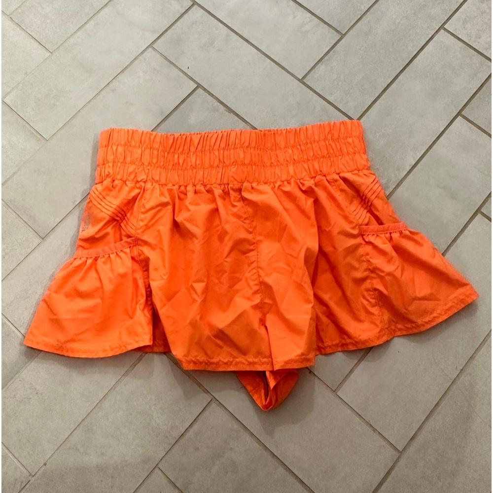 Orange free people get your flirt on shorts! Never worn!